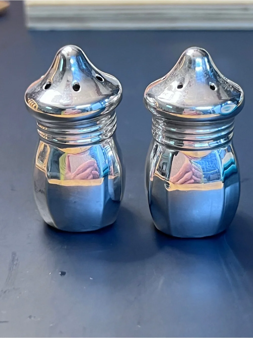 Set of 6 Vintage Sterling Silver Salt & Peper Shakers